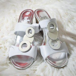 Strappy White Impo Sandals